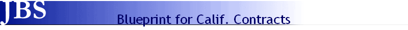 Blueprint for Calif. Contracts